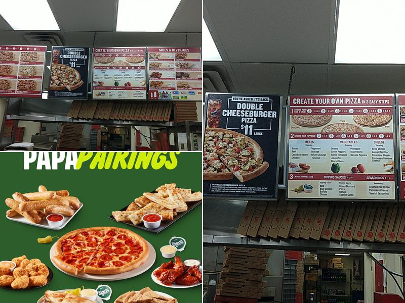 Papa Johns Pizza Menu
