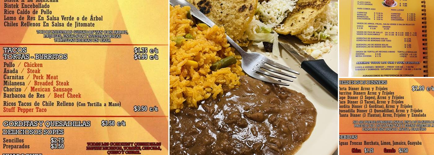 Carnitas La Michoacana Menu
