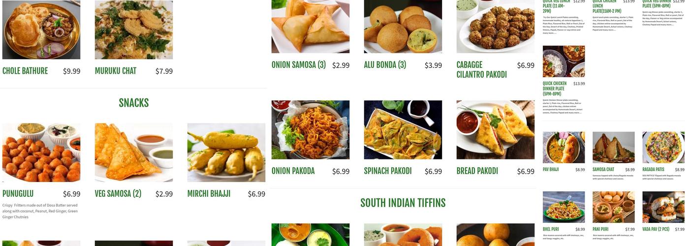 Vishnu Foods ( eatery) Menu