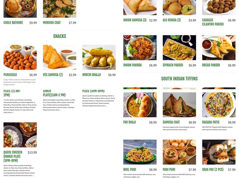 Vishnu Foods ( eatery) Menu