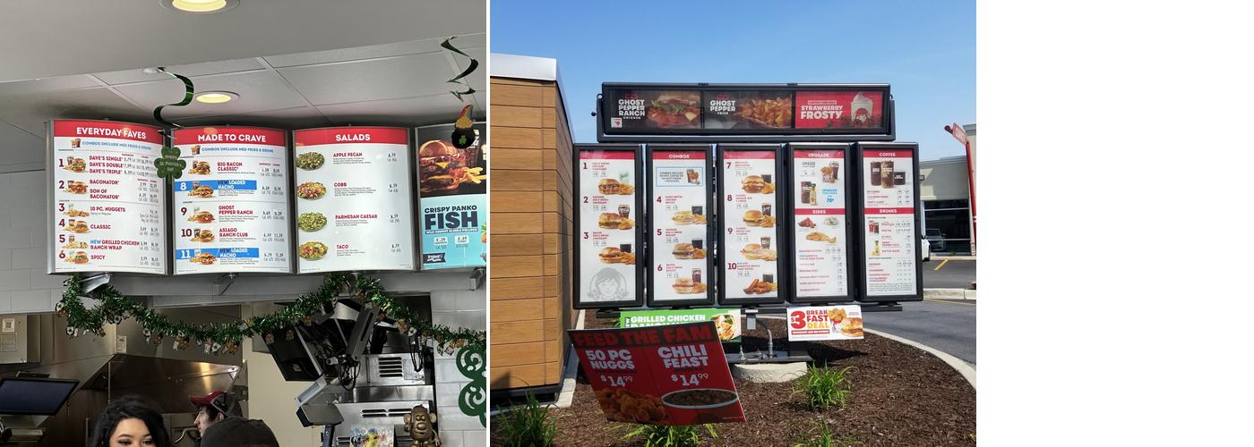 Wendy's Menu
