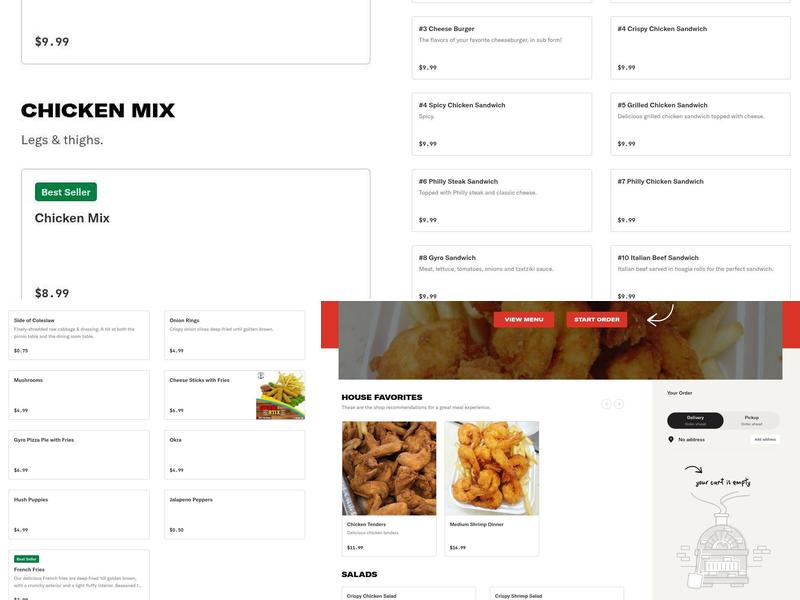 Sharks Fish & Chicken Menu