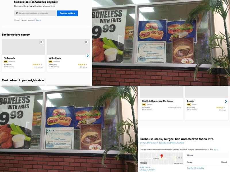 Captain Hooks Menu