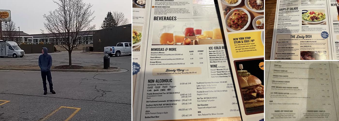 Cracker Barrel Old Country Store Menu