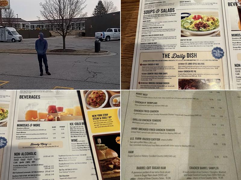 Cracker Barrel Old Country Store Menu