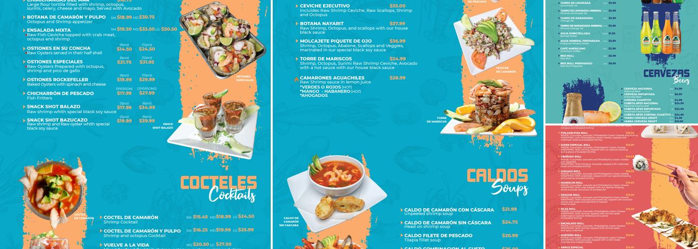 Las Islas Bar and Grill Menu