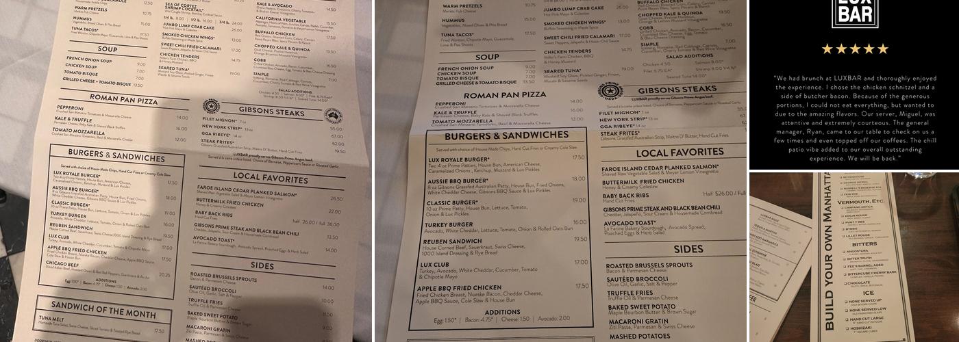 Luxbar Menu