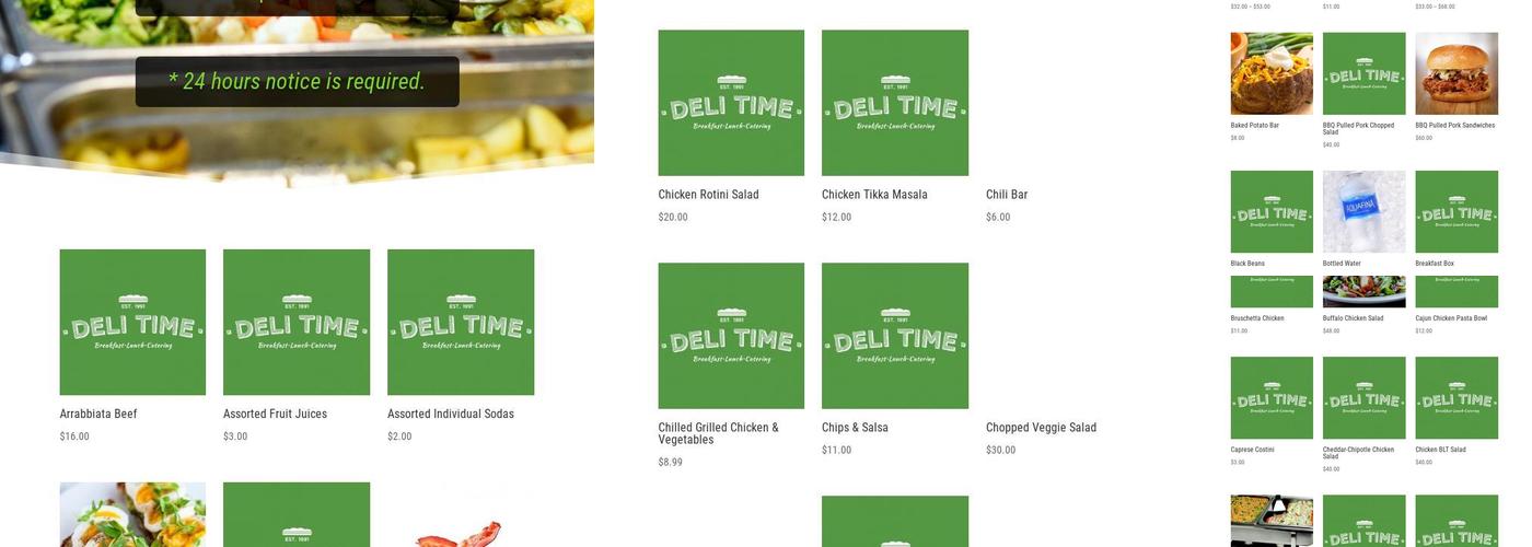 Deli Time Menu