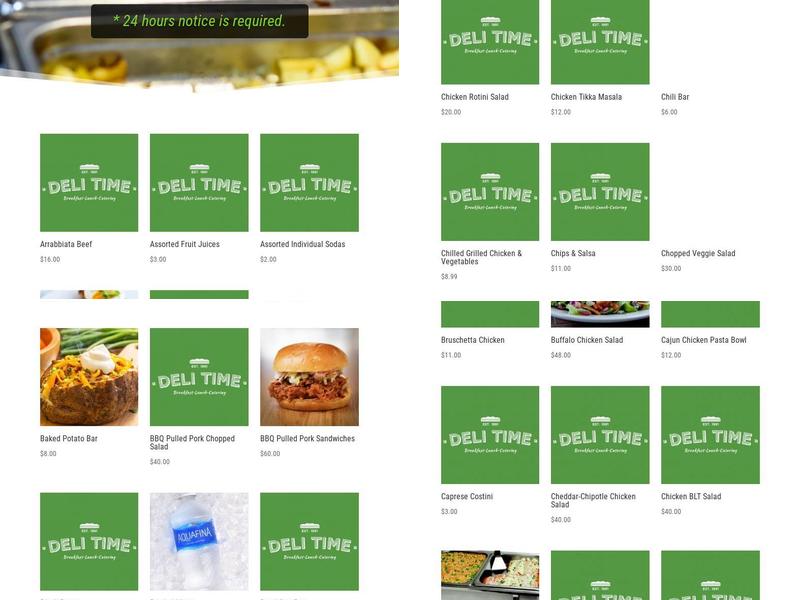 Deli Time Menu