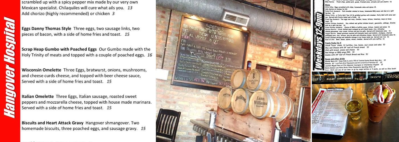 Twisted Spoke Menu
