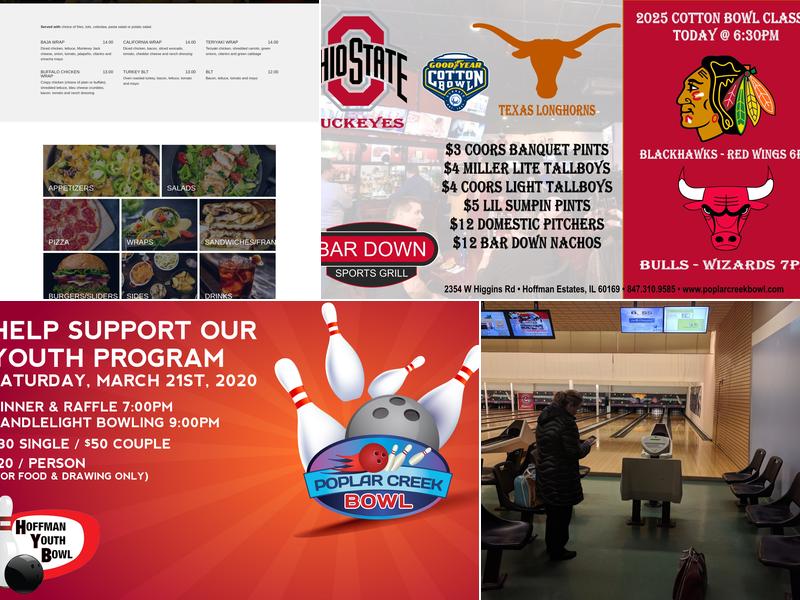 Poplar Creek Bowl Menu