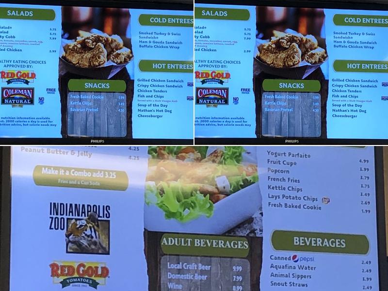 Cafe On the Commons Menu