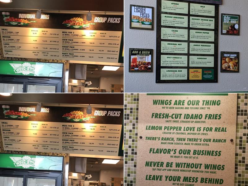 Wingstop Menu