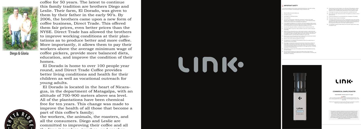 Theta Ridge Coffee LLC Menu