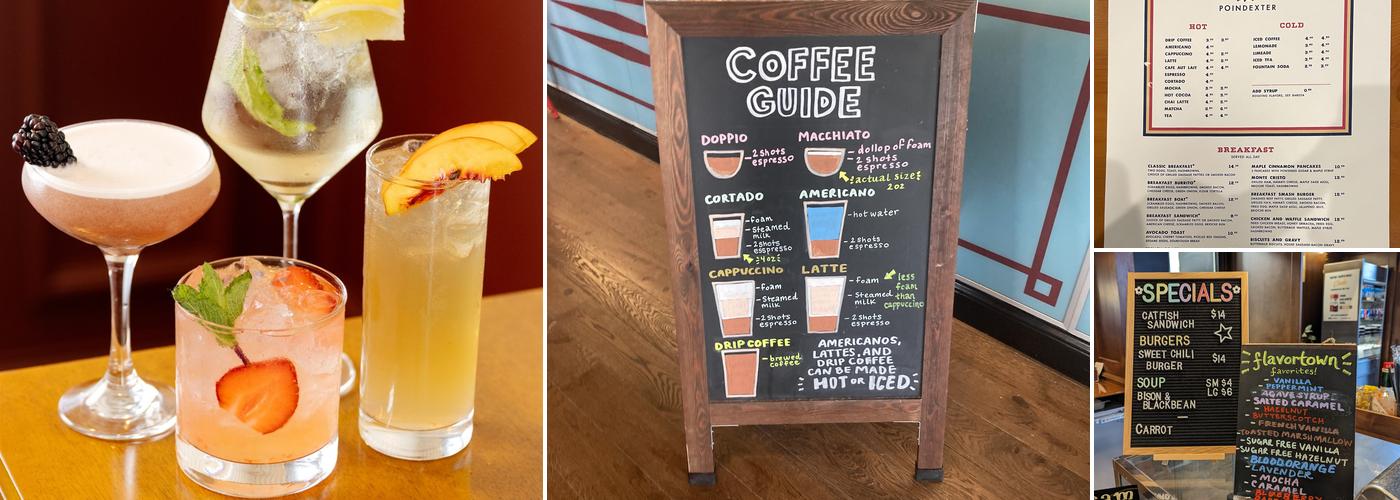 Poindexter Coffee Menu