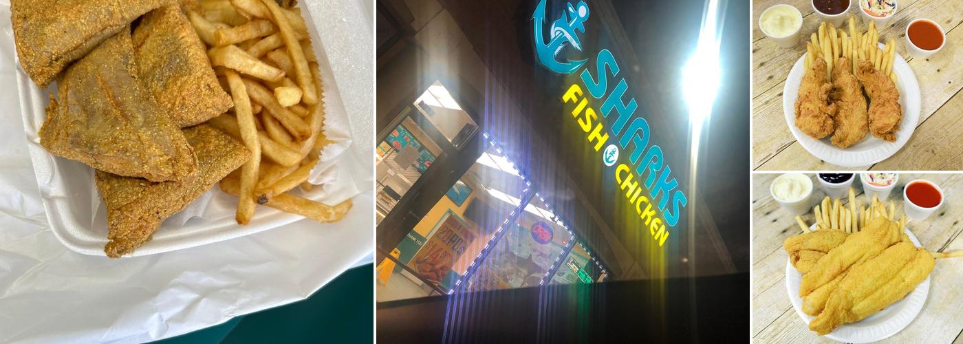 Sharks fish and chicken