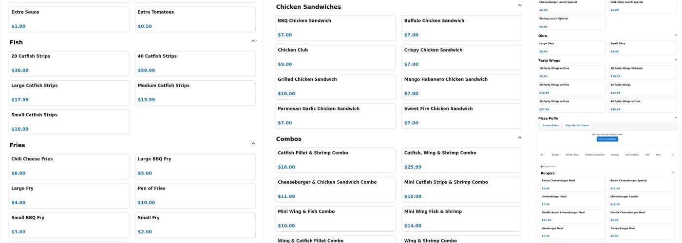 Kings Wings & Things Menu