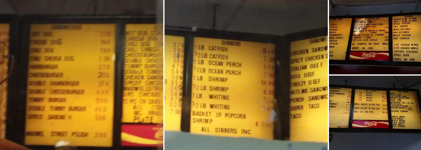 Broadway BBQ Menu