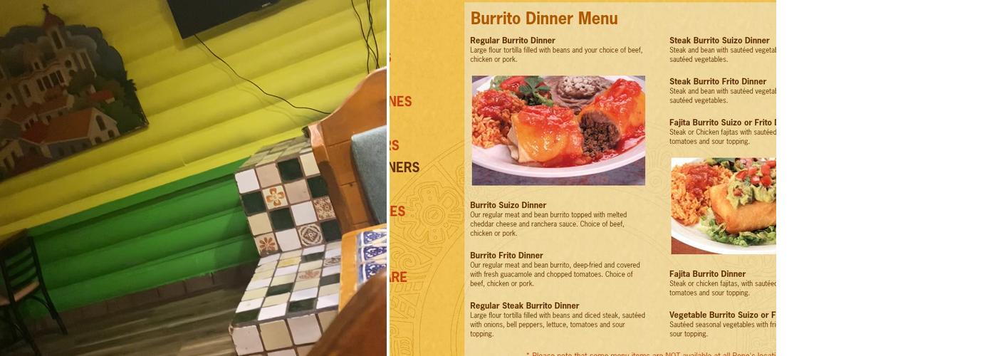 Pepe's Menu
