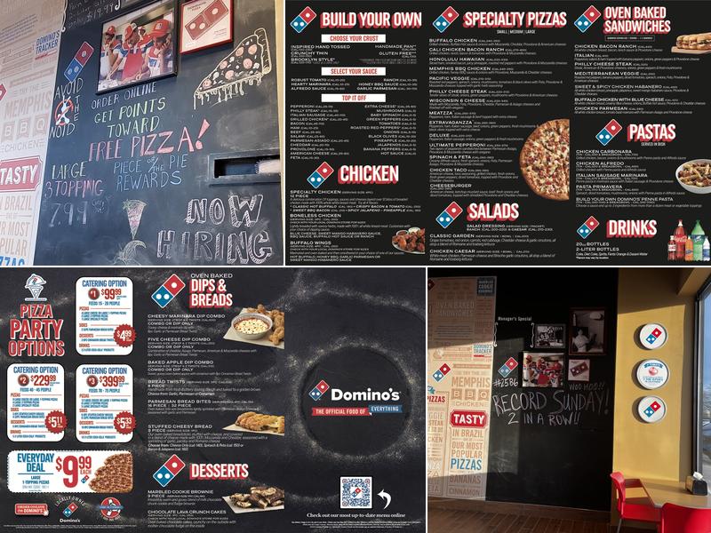 Domino's Pizza Menu