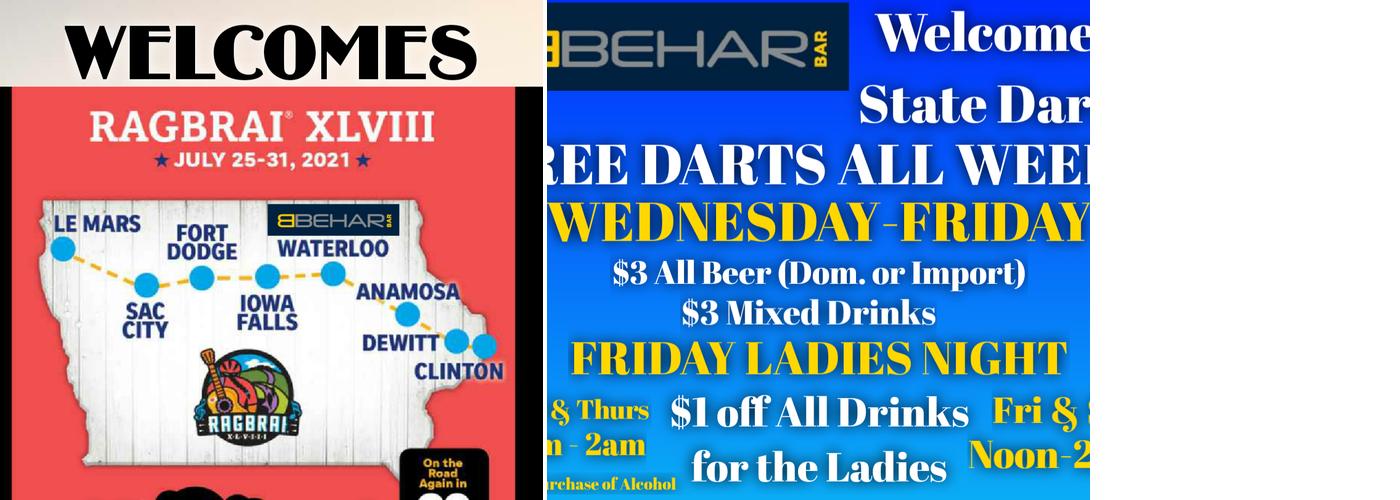 Behar Bar Menu