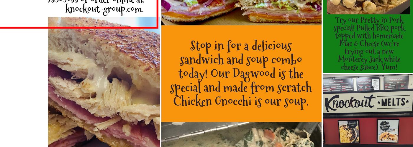 Knockout Melts Menu