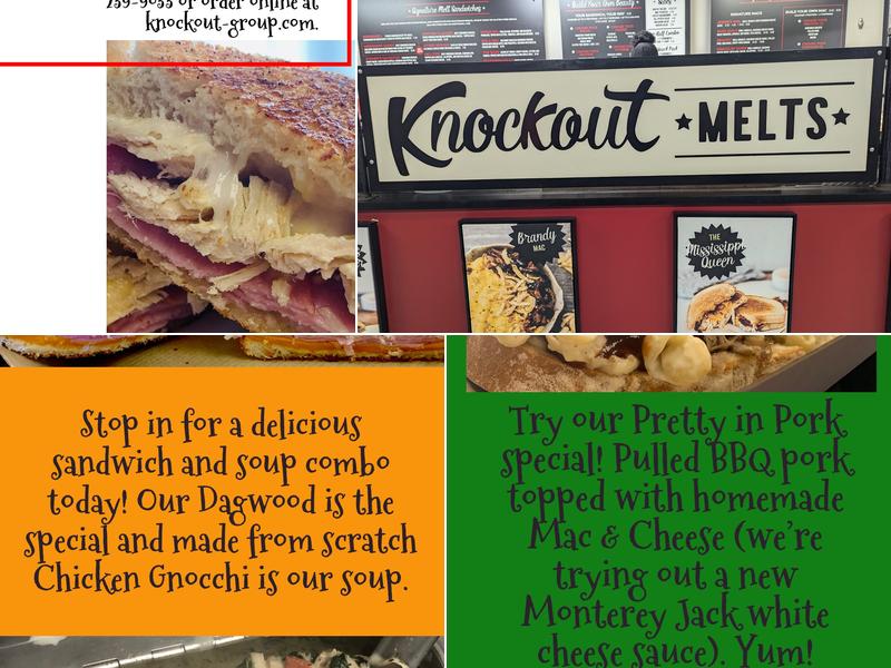 Knockout Melts Menu