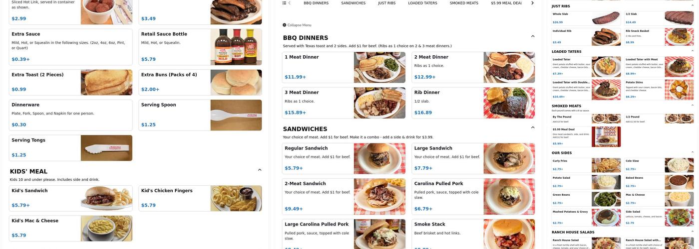 Hog Wild Pit Bar-B-Q Menu