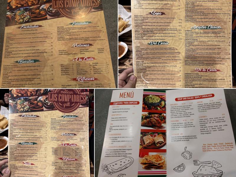 Los Compadres Mexican Grill Menu