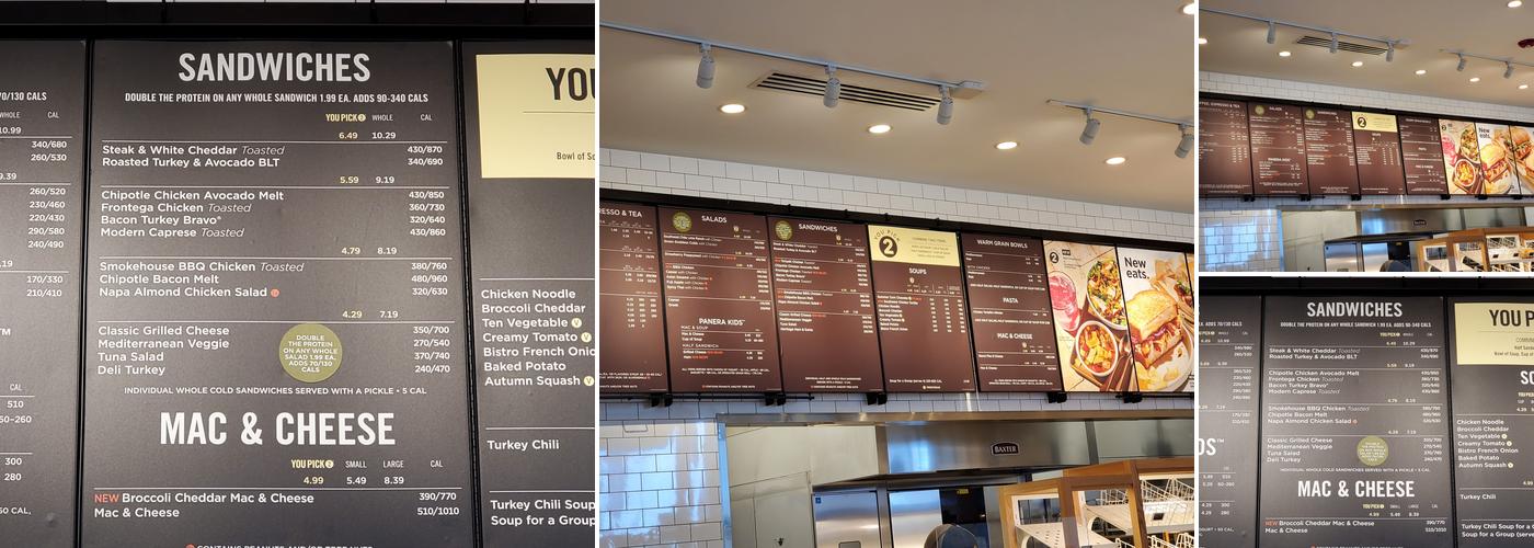 Panera Bread Menu