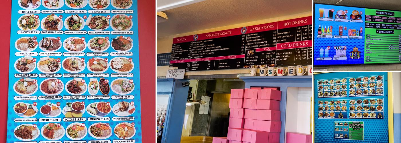 El Kiosko Menu