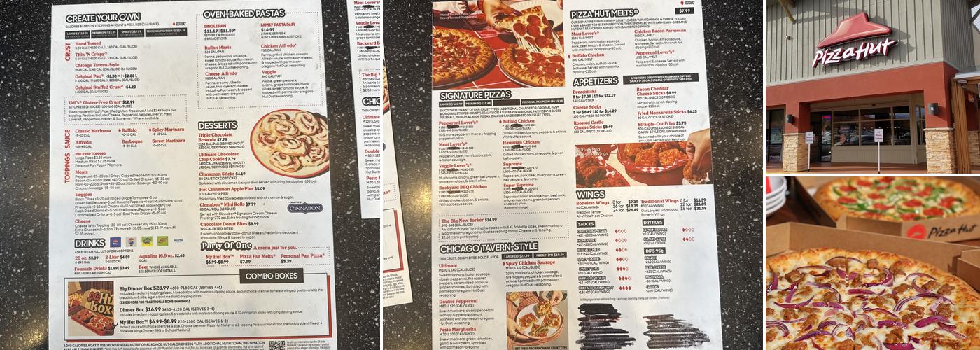 Pizza Hut Menu
