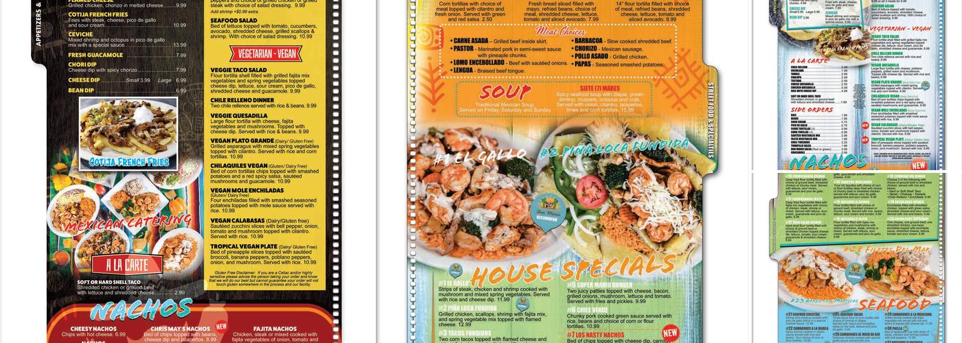 Don Mario's Menu