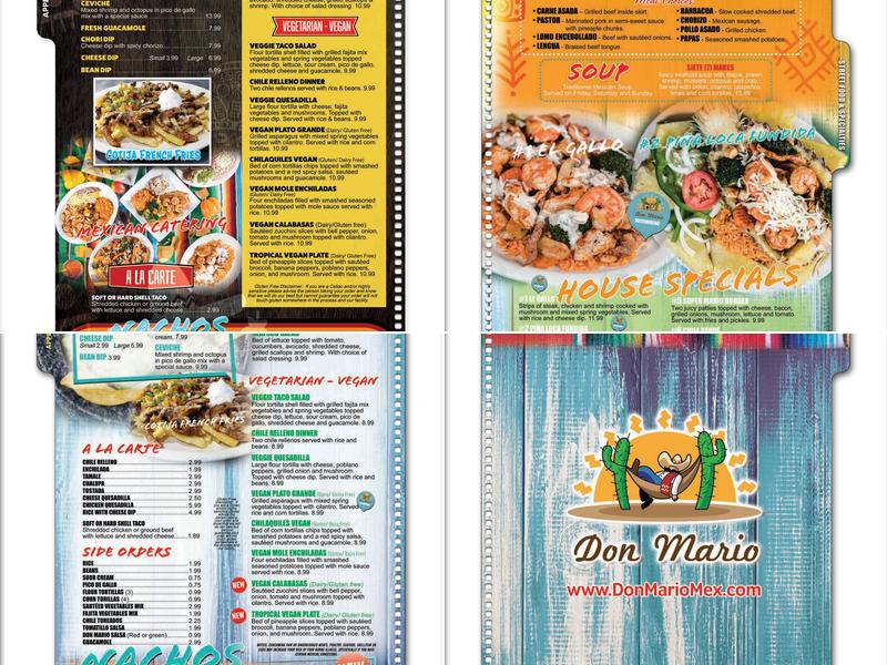Don Mario's Menu