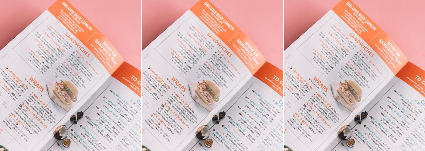 Tropical Smoothie Cafe Menu