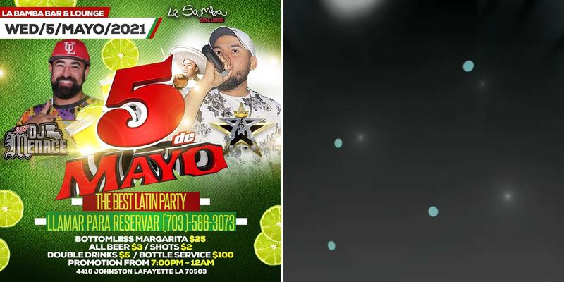 La Bamba Bar and Lounge Menu