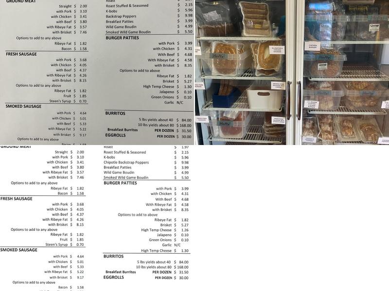 JJ’s Game Processing/Chadley’s Menu