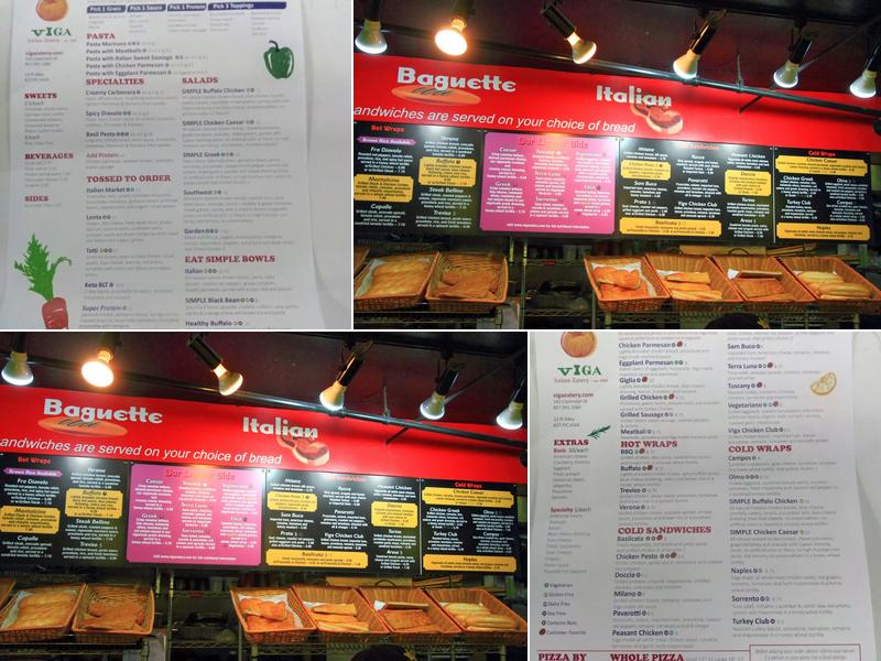 Pi Alley Parking Garage Menu