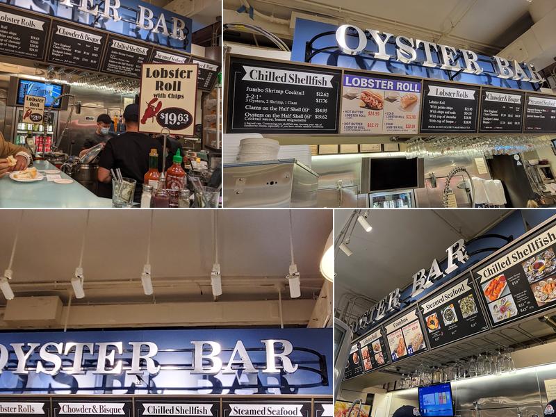 Walrus & Carpenter Oyster Bar Menu