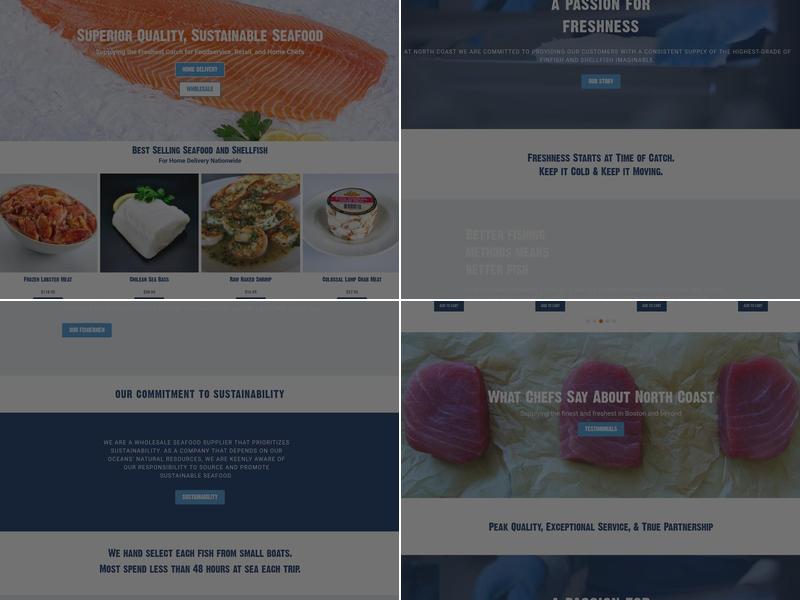 North Coast Seafoods Menu