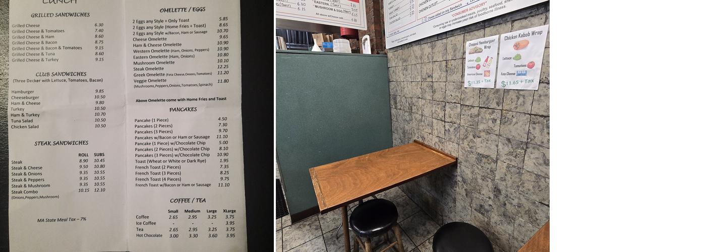 Hidden Kitchen Menu