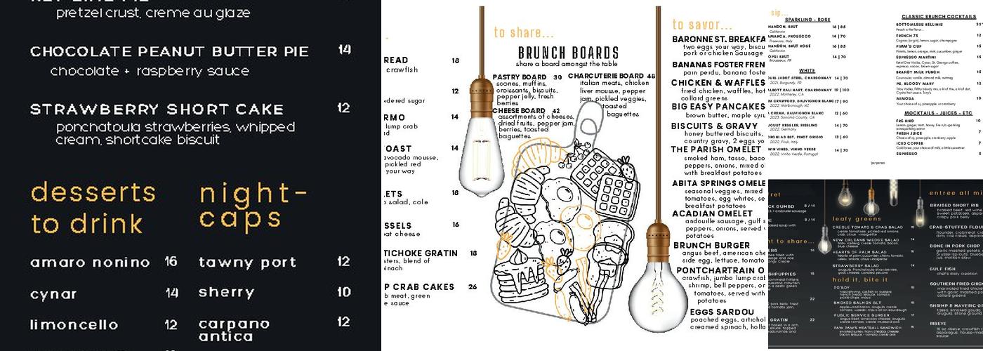 Public Service Menu