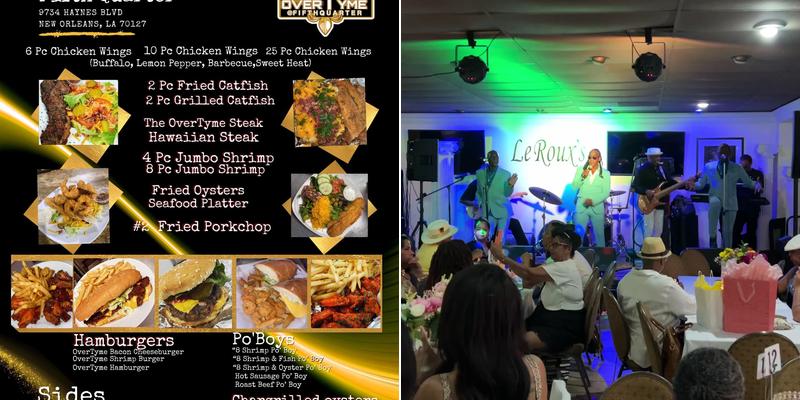 Overtyme @ FIFTHQUARTER Menu