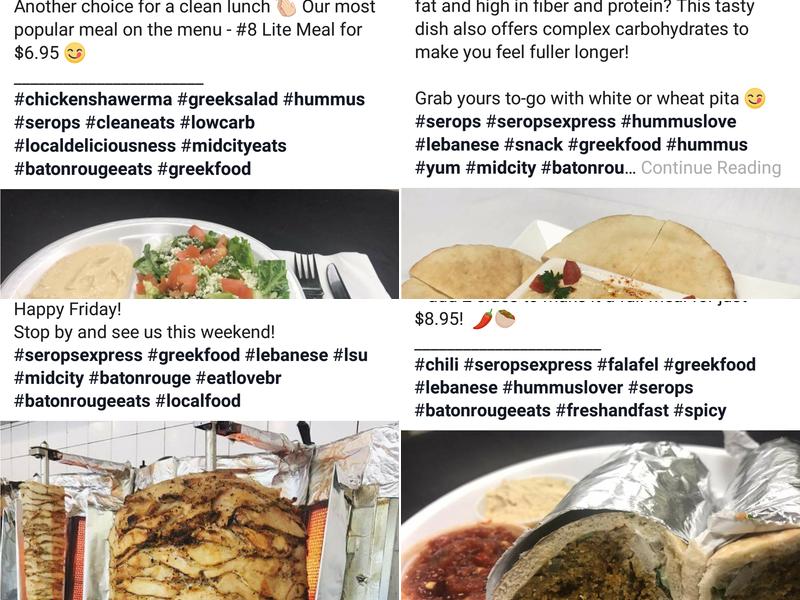 Serop's Express Main St - Downtown Menu