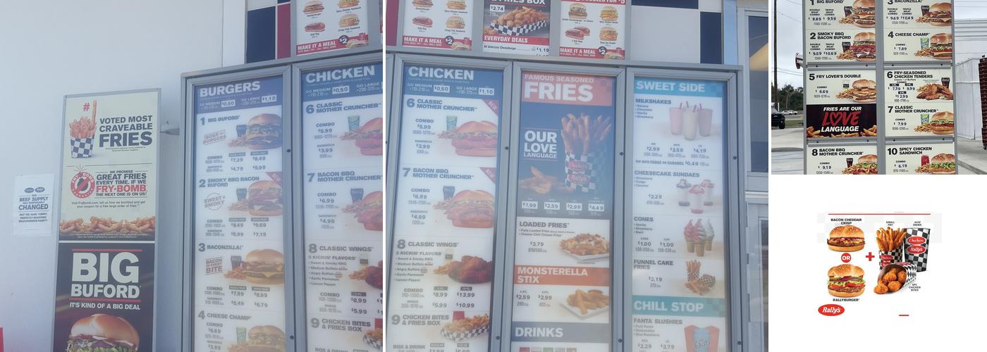 Checkers Menu