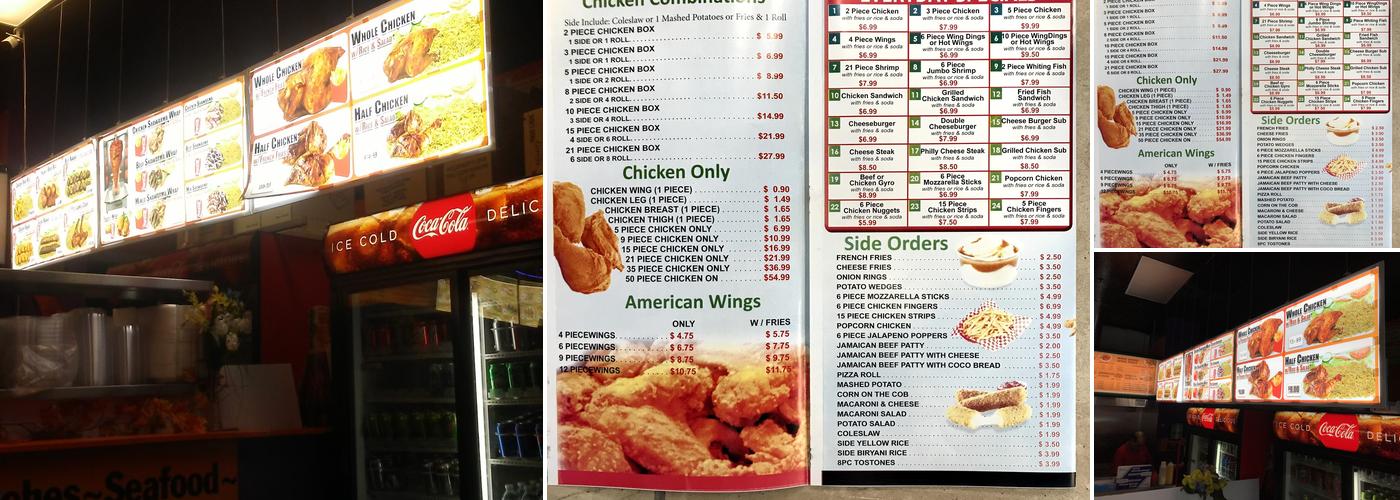 Crown Fried Chicken CFC Menu