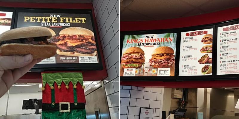 Arby's Menu
