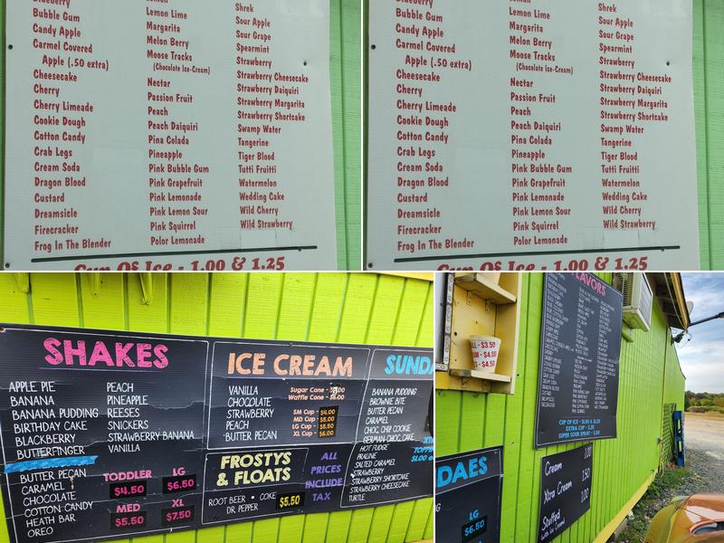 Debbie's Snowballs Menu
