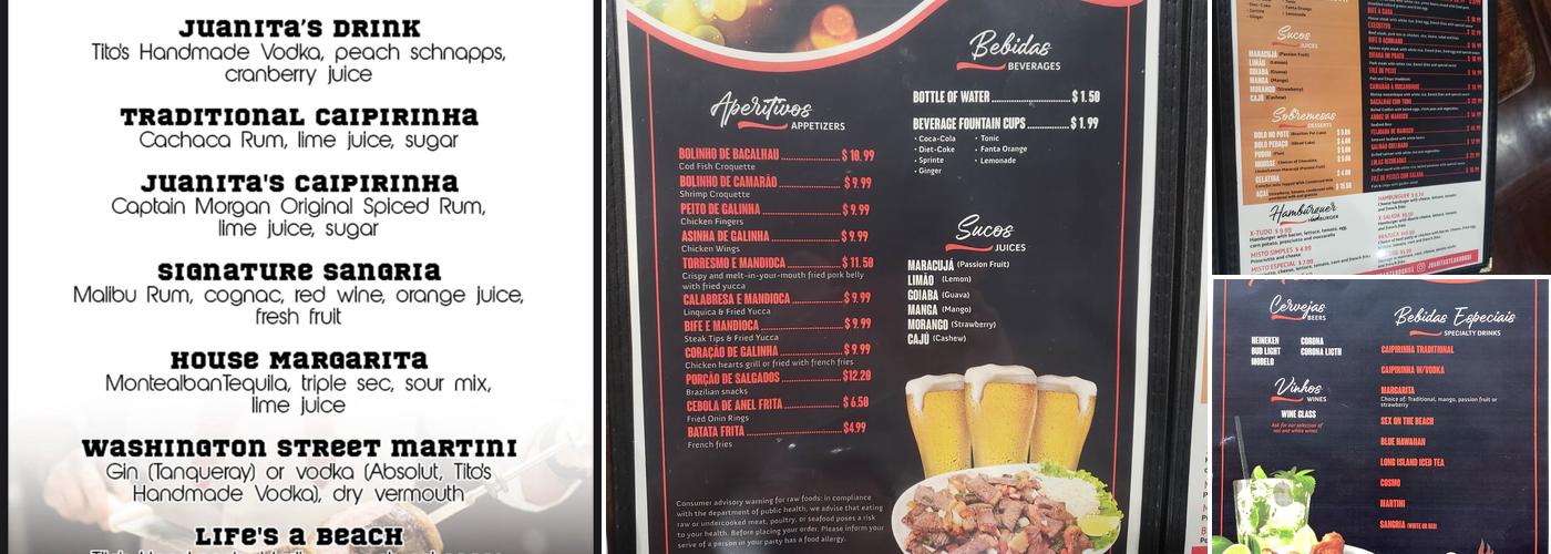 Juanita Steak House Menu