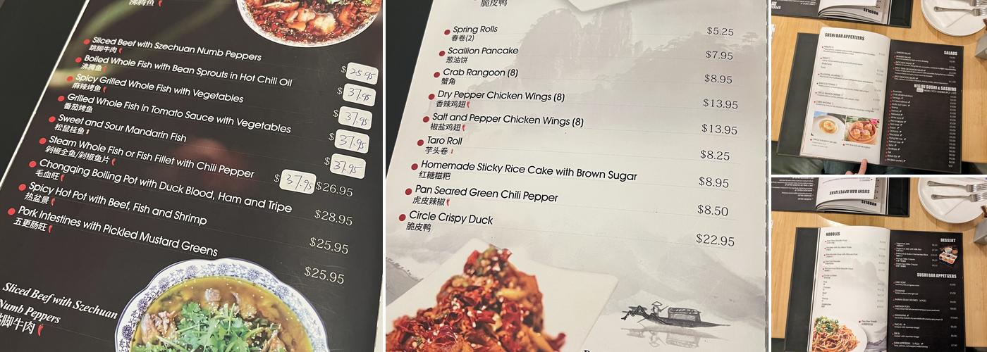 Cubist Circle Menu